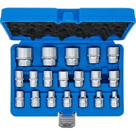 BGS Steckschlüssel-Einsatz-Satz Sechskant 12,5 mm (1/2") SW 8 - 32 mm 19-tlg.