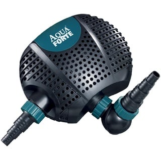 AquaForte O-10000 Plus, 85 Watt, max. Durchfluss 10 m3 pro Stunde, max. Förderhöhe 5 Meter, Kabellänge 10 Meter, für Wasserläufe, Wasserfälle, Springbrunnen, Filter usw.