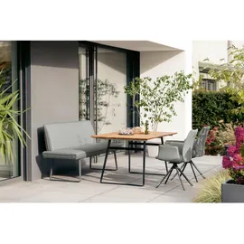 Niehoff Elba Gartentisch 160 x 95 x 76 cm Teak geölt/Anthrazit