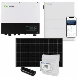 Growatt 10kWp Glas Glas Module 440 W inkl. 7,6 kWh Speicher