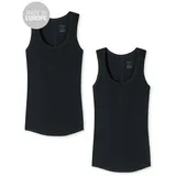 SCHIESSER Tanktop Personal Fit in Schwarz | Gr.: 3XL