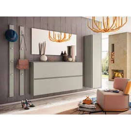 MODERANO Garderobenpaneel Gardasee Schwarz