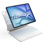 Inateck NeoMagic Magnetische Tastatur Hülle für iPad Air 13 Zoll / iPad Pro 12,9 Zoll Weiß