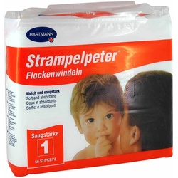 Strampelpeter Flockenwindeln Saugstärke 1