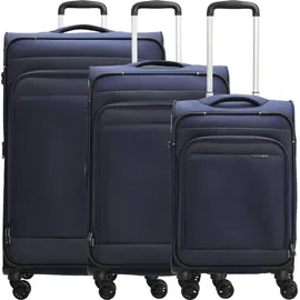 d & n Travel Line 9504 Koffer-Set 3-tlg. blau