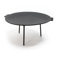 Wiltec Dutch Oven Grillplatte rund Höhe 23cm Grillaufsatz Gusseisen Grilltisch - 2 Jahre Gewährleistung - mind. 14 Tage Rückgaberecht - n.a.