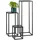 bremermann Blumenhocker 30 x 30 x 90 cm Schwarz