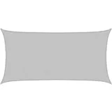 vidaXL Sonnensegel Hellgrau 5x2,5 m 100% Polyester Oxford