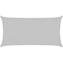 vidaXL Sonnensegel Hellgrau 5x2,5 m 100% Polyester Oxford