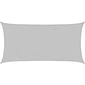 vidaXL Sonnensegel Hellgrau 5x2,5 m 100% Polyester Oxford