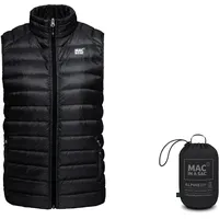 Mac in a Sac Alpenweste für Herren, Daunenweste xl Schwarz