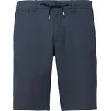 s.Oliver Phoenix: Strukturierte Chino-Shorts mit Elastikbund - blau - 30