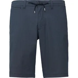 s.Oliver Phoenix: Strukturierte Chino-Shorts mit Elastikbund - blau - 30