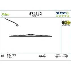 VALEO 574142 Wischblatt SILENCIO CONVENTIONAL SINGLE