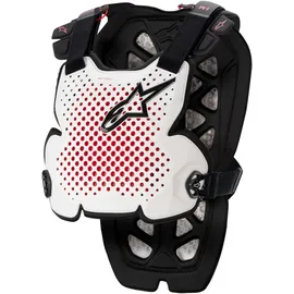 Alpinestars Brustpanzer A-1 Pro M/L Weiß/Schwarz/Rot