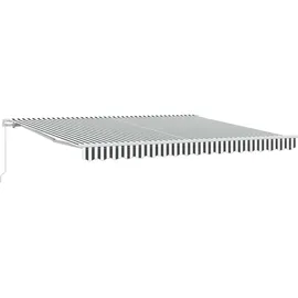 vidaXL Markise Manuell 400 x 300 cm anthrazit