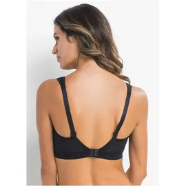 bonprix Minimizer-BH BONPRIX "Minimizer-BH ohne Bügel mit gepolsterten Trägern", Damen, Gr. 100, Cup E, schwarz, Obermaterial: 92% Polyamid, 8% Elasthan.