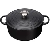 Le Creuset Signature Bräter 26 cm rund schwarz