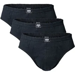 CECEBA Herren Slips, Vorteilspack - Sport Slip, Basic, Baumwolle, M-8XL, einfarbig Schwarz XL 9er Pack (3x3P)