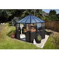 Vitavia Gewächshaus Hera Life 9000 Schwarz 9 m2 inkl. Fundament