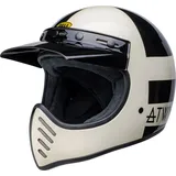 Bell Helme Bell Moto-3 Atwyld Orbit Motocross Helm (Black/White/Gold,S (55/56))