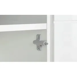 Uno Highboard 94 x 137 x 38 cm Weiß