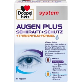 Doppelherz System Augen Plus Sehkraft + Schutz Kapseln 60 St.