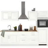 kochstation KS-Stockholm Küchenzeile 270 x 60 x 0 cm weiß