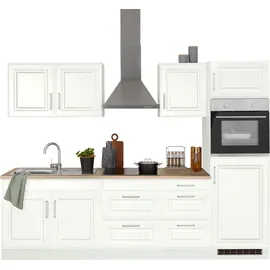 kochstation KS-Stockholm Küchenzeile 270 x 60 x 0 cm weiß