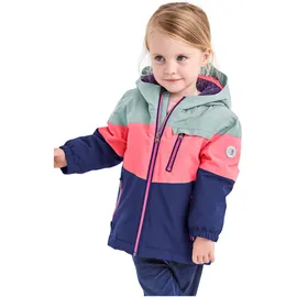 KILLTEC first instinct by killtec Kinder Skijacke Funktionsjacke mit Kapuze und Schneefang FISW 3 MNS SKI JCKT, stahlmint, 86/92, 38914-000