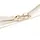 Anthoni Crown Damengürtel Leder 95 weiß