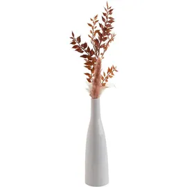 Gasper Vase H 27 cm VANUCI, H 27 cm - Weiß - Keramik