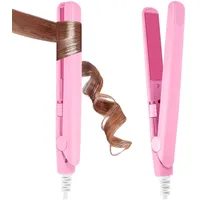 Mini Glätteisen, 2 in 1 Glätteisen Locken Und Glätten, Mini Haarglätter Für Kurz