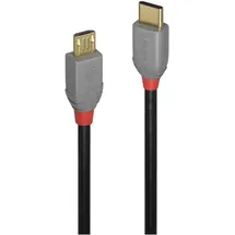Lindy USB-C auf Micro-USB 1,0 m Schwarz/Grau