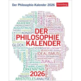 Harenberg Der Philosophie-Kalender Tagesabreißkalender 2026