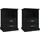 vidaXL Nachtschrank 2 Stk. 43 x 36 x 60 cm Schwarz