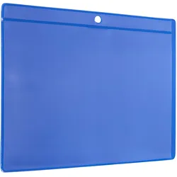 10 Palettenfußtaschen blau, Hart-PVC|Weich-PVC