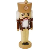 Richard Glässer GmbH Seiffen Traditioneller Nußknacker, Naturholz, Höhe 30 cm