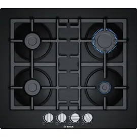 Bosch Herdset Bosch Backofen Schnellaufheizung + Gaskochfeld autark 60cm - Schwarz