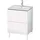 Duravit L-Cube Waschtischunterbau stehend, 2 Auszüge, 620x704x481mm, LC662508383, Farbe: Taupe Supermatt Dekor