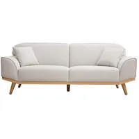 miliboo Couch Stoff 3-Sitzer Beige