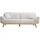 miliboo Couch Stoff 3-Sitzer Beige