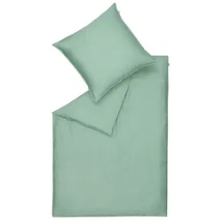 SCHÖNER WOHNEN-Kollektion Bettwäsche Pure 155 x 220 cm Satin Salbei