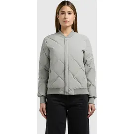 khujo Steppjacke mit Knopfleiste Modell 'ANGE2', Hellgrau, S