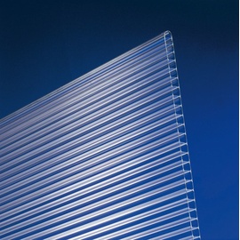 Scobalit Gutta Polycarbonat-Doppelstegplatte 350 x 105 cm 10 mm klar