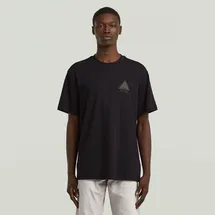 G-Star Regular Fit T-Shirt mit Logo-Detail, Black, S