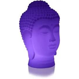 smartwares LED Solar-Buddha 51 cm spritzwassergeschützt 1 Stück weiß