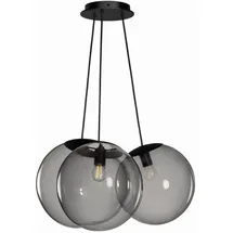 s.luce Orb Cluster 3-flg. 50 cm Rauch / Schwarz