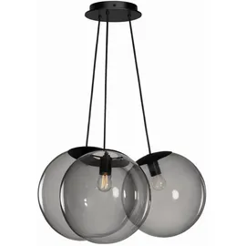 s.luce Orb Cluster 3-flg. 50 cm Rauch / Schwarz