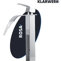 klarwerk ROSA Wasserfallarmatur Chrom